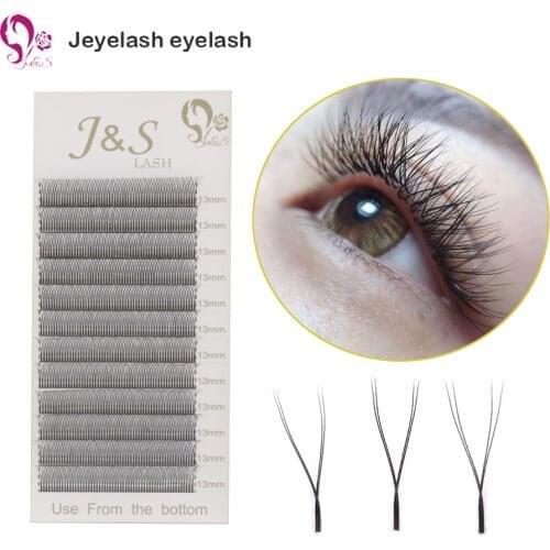 [Jeyelash eyelash] 5 Cases Premium YY Lashes False Mink Y-shape Eyelashes Extension 0.07mm Mesh Net Cross Makeup Tool