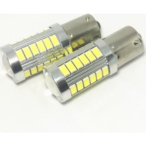 2pcs 1156 ba15s P21W led 1157 ba15d 5630 5730 smd Car Tail Bulb Brake Lights red white yellow Reverse Lamp turn signal 12V