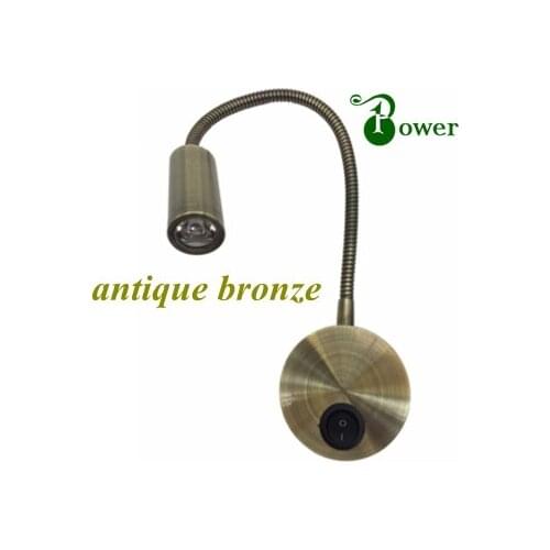 ANTIQUE BRONZE 2W 24V 12VOLT LED CARAVAN READING LIGHTS