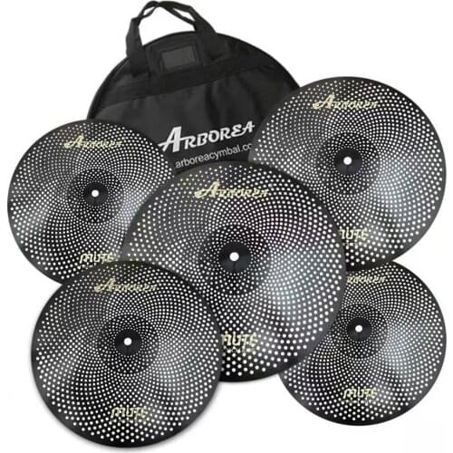 MK MUTE cymbals golden 14‘hihat+16’crash+18‘crash+20’ride