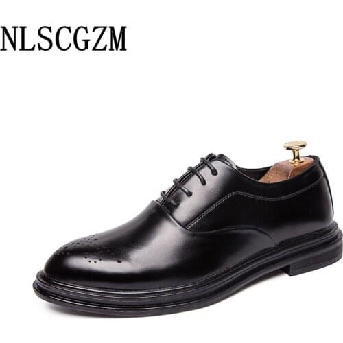 Italian Coiffeur Oxford Shoes for Men Wedding Dress Leather Shoes Men Formal Office 2021 Dress Shoes Mens Fashion Zapatos Hombre