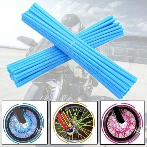 Universal Motocross Motorcycles Enduro Wheel RIM SPOKE Shrouds SKINS COVERS for SUZUKI DR200SE DR650SE DR-Z 400 RMX250 RMX-450Z