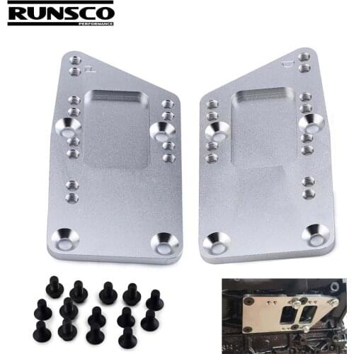 Billet Engine Swap Bracket SBC LS Conversion Motor Mount Adjustable Plate For LS1 LS2 LS3 LS6 LSX LQ4 LQ9 Engine