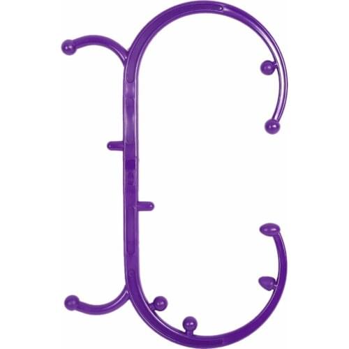 1 set Portable Point Self Massage Stick Hook Self-functional Massage Tools Splicable S and C Style Full Body Back Massagers