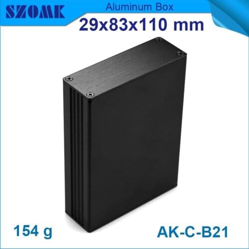 10 pcs/lot DIY aluminum junction box enclosure for electrical apparatus hardware and metal detector 29(H)x83(W)X110(L)mm