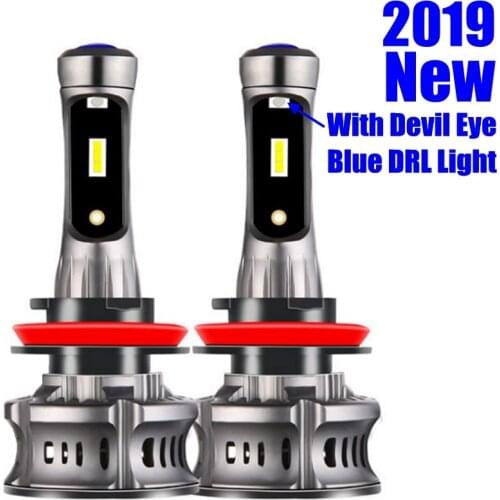 2Pcs H4 H7 H11 H8 H10 H1 H3 9005 HB3 9006 HB4 5202 H27 880 881 9012 Car LED Headlight Bulbs Hi-Lo Beam Auto Headlamp Fog Lights