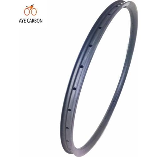 27.5 inch Carbon 30mm width 25mm depth tubeless ready hookless rims full carbon MTB bicycle rim 27.5er mountain bike rims for XC