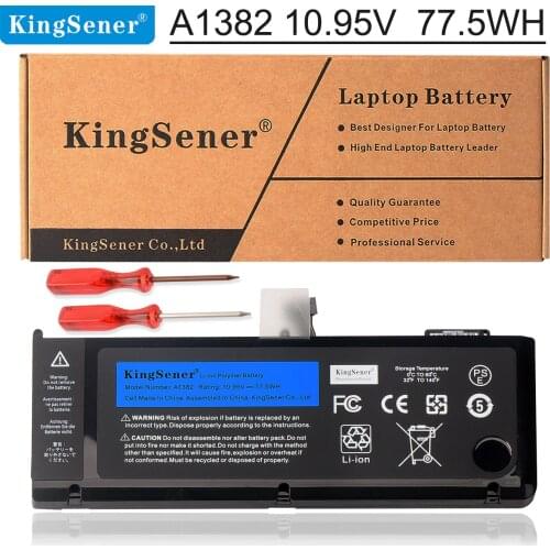 KingSener New A1382 Laptop Battery for Apple MacBook Pro 15" A1286 2011 2012 Version MC721 MC723 MC847 MD318 MD322 MD103 MD104