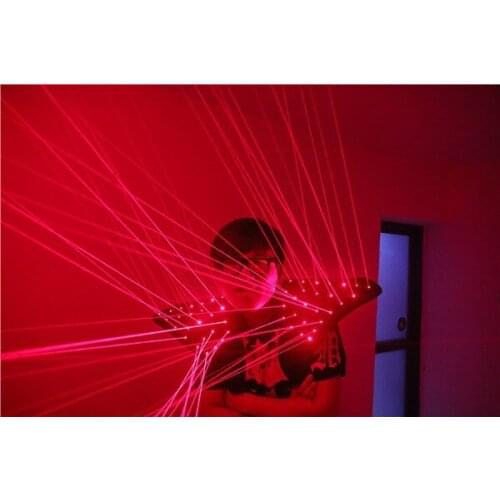 Free shipping Red Laser Suit, LED Vest, Luminous Waistcoat Laser Gloves Glasses For Laser Show