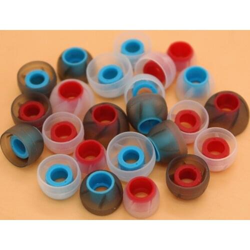 6pcs/3pairs 4.5mm Silicone In-Ear Earphone gel covers Headset Earbuds headphone eartips Earplug Ear pads cushion