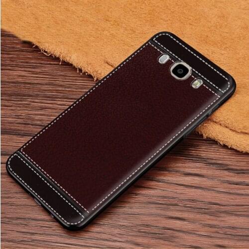 Case for Galaxy J7 2016 Leather Texture Soft TPU Case For Samsung Galaxy J7 2016 J710 J710FN J710F J710M J710Y J710G