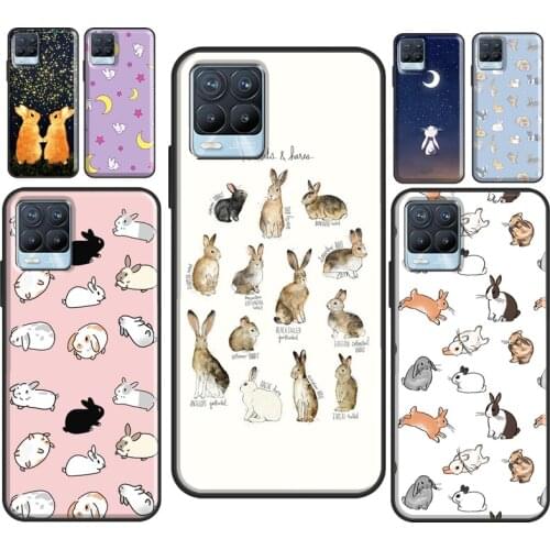 Rabbits Bunnies For OPPO Realme GT Neo 6 7 8 Pro X2 X7 C11 C21 C3 Cover For OnePlus 8T 8 9 Pro Nord Case