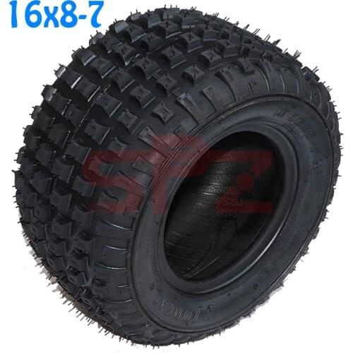 Kart four-wheel ATV accessories 7 inch 16X8-7 inch front and rear universal tires square wear-resistant tires