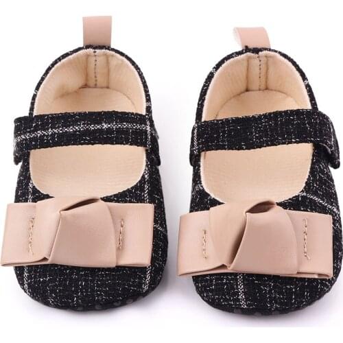 Baby Shoes For newborn baby Baby Girl Bowknot Leater Shoes Sneaker Soft Sole Toddler baby girl shoes