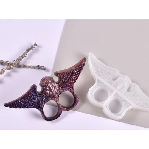 Eagle Keychain Crystal Epoxy Resin Mold DIY Crafts Jewelry Casting Tools Necklace Pendant Silicone Mould