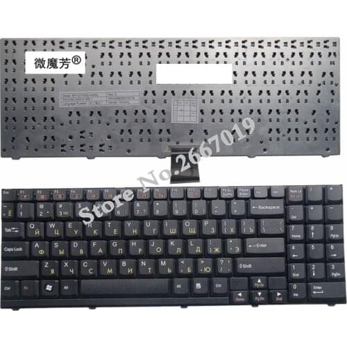RU black New FOR CLEVO D900 D27 D470 M590 D70 Laptop Keyboard Russian