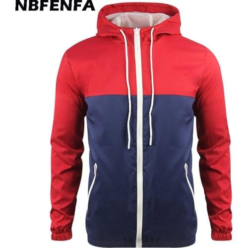 Men Jackets Waterproof Hooded Coat Casual Male Outdoor Outwears Windbreaker Windproof Spring Autumn Jacket Patchwork Coat LA395