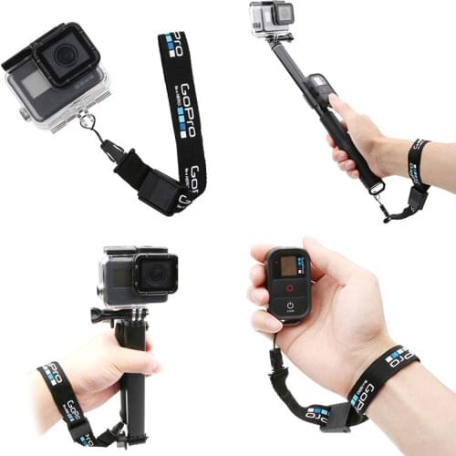 Hot Wrist Strap Nylon String Hand Lanyard Rope Cord Adjustable for GoPro Hero 9 8 7 6 SJCAM DJI OSMO Action Camera Accessories