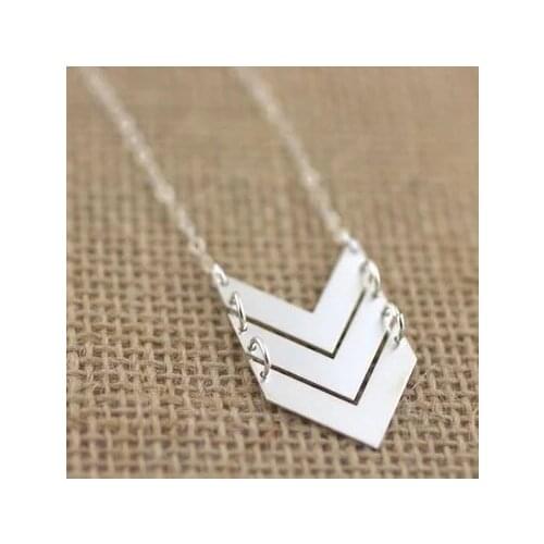 Layered Necklace 2018 New Arrival Copper Long Geometric Collar Necklace Jewelry Best Product for Drop Shipping YP6471