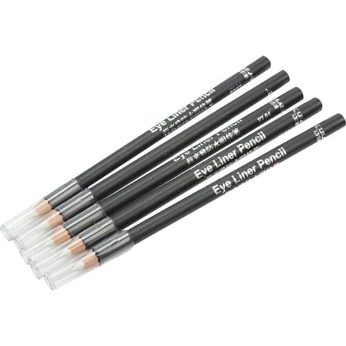 Soft Waterproof Eyeliner Easy To Wear Long-Lasting Pen Eyeliner Pencil Makeup Cosmetic Tools Not Blooming Black White