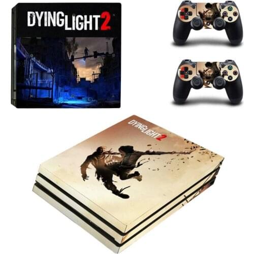 Game Dying Light PS4 Pro Sticker Play station 4 Skin Sticker Decals For PlayStation 4 PS4 Pro Console & Controller Skins Vinyl