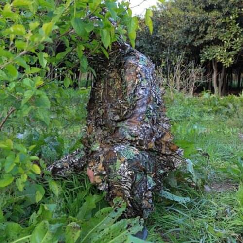 Hunting Clothes New 3D Maple Leaf Bionic Ghillie Suits Sniper Birdwatch Airsoft Camouflage Clothing Jacket And Pants
