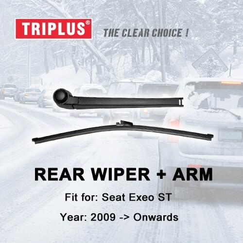 Rear Wiper Arm with Blade for Seat Exeo ST / Estate (2009-Onwards) 1pc 13" 330mm,Rear Wiper Arm & Rear Wiper Blades