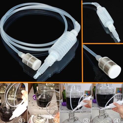 Wine Beer Filtering Tube 1.8M Making Supplies Brewing Food Grade Home Pipe Hose Plastic Eco-Friendly For Bottling Kitchen Dining
