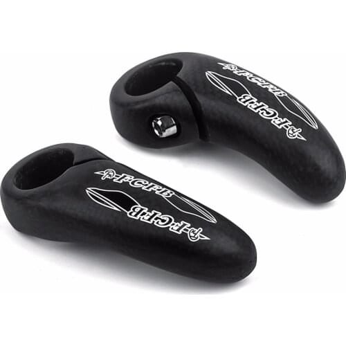 FCFB Ultra-light Ergonomic Design Full Carbon Fiber MTB Bicycle Mountain Bike Handlebar Bar Ends 80g