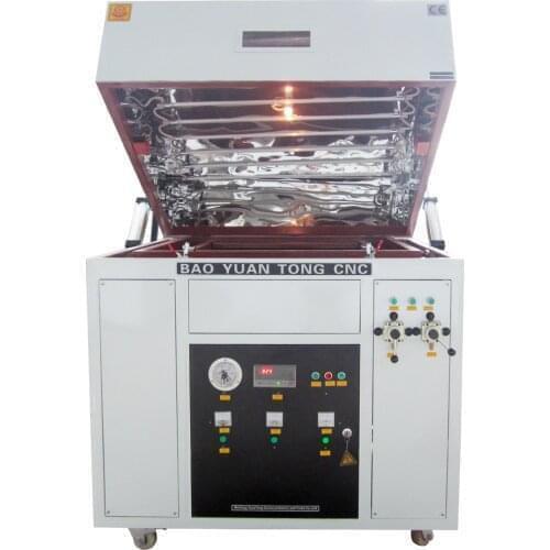 Hot sale acrylic ABS vacuum forming machine 1218 1224 for advertising signs logo plastic sheet vacuum thermoforming machine pri