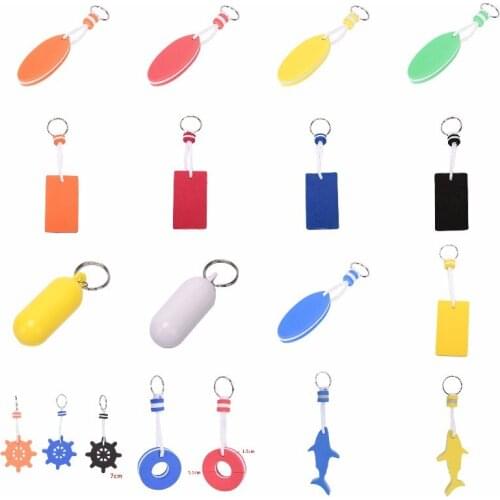 17Styles Kayak Floating Keyring Fender Buoyant Key Ring Sailing Boat Float Canal Keychain