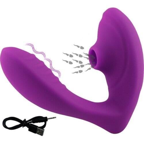 20 Modes Rechargeable Vagina Sucking Vibrator Vibrating Sucker Oral Sex Suction Clitoris Stimulator Erotic Sex Toy for Women