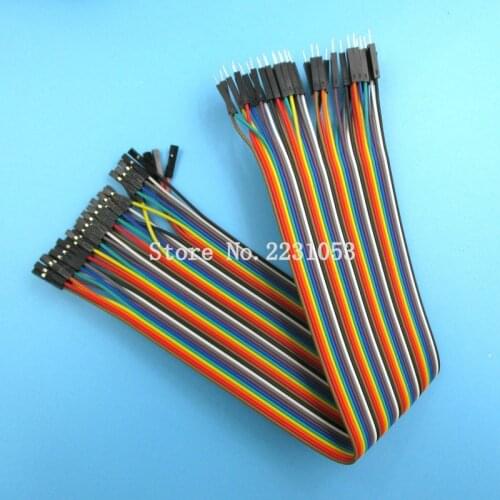 40PCS 30CM Row Male to Female Dupont Cable 40P Jumper Wire
