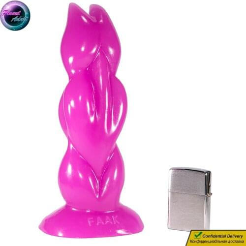 19.5cm Large Anal Plug Scorpion Tail Dildo PVC Weird Monster Artificial Dick Penis Women Masturbator Lesbian Anal Plug Sex Toys