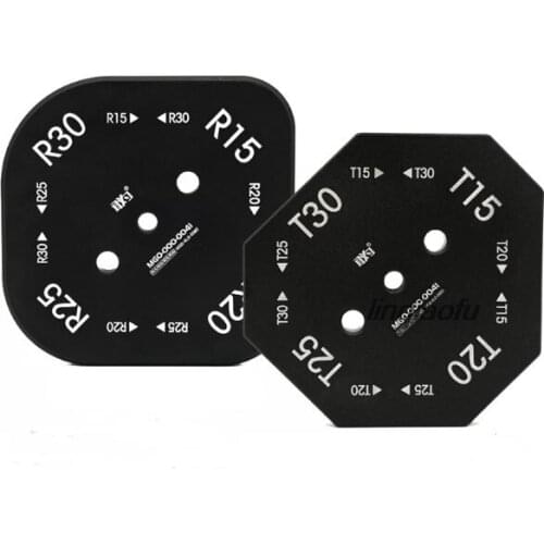 Woodworking fillet chamfer template R corner arc right angle bevel template tool