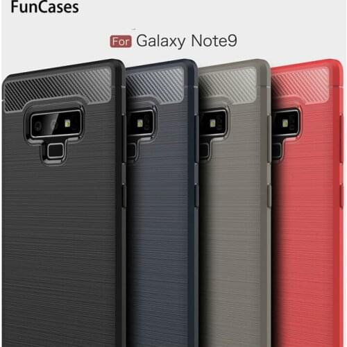 For Samsung S10plus Carbon Fiber Brushed TPU Phone Case For Samsung A30 Matte Soft Plastic Phone Case amsung catcher Sumsung