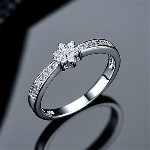 DY 925 Sterling Silver Ring With Cubic Zirconia Love Token Romantic Temperament Classic For Women Wedding Ring Fashion Jewelry