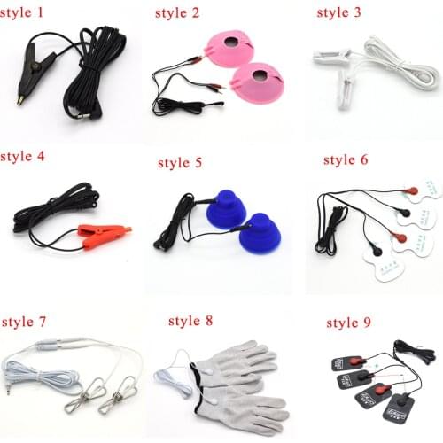 Electric Shock Accessory Breast Enhancer Clitoris /Nipple Clamps Clips Massager Electro Stimulate Medical Treatment Sex Toys