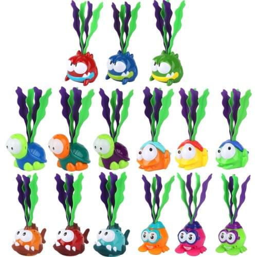 Diving Pool Toy Sinking Game Decoration Age 3+ Kids Bath Stand Upright Toys