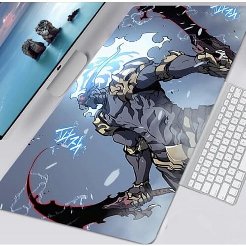 Mousepad Solo Leveling Gaming Accessories Non-slip Mouse Pad Anime XXL Mausepad Tappetino Mouse L Keyboard Mat Tapis De Souris