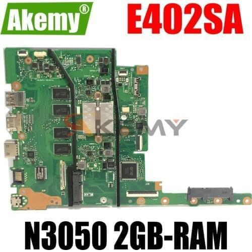 AKEMY E402SA Laptop Motherboard For ASUS E402SA E402S (15 inch) Original mainboard 2GB-RAM N3050 CPU