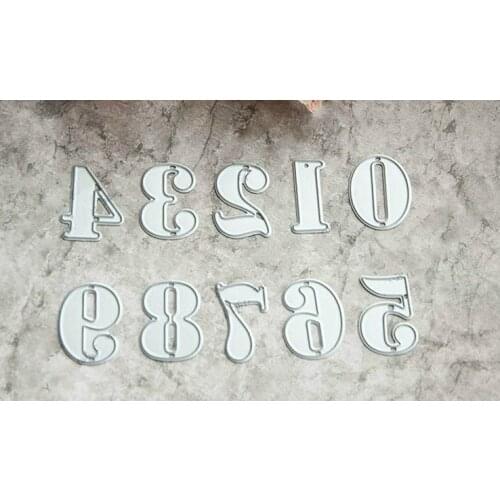Metal Numbers Cutting Dies Stencils for DIY Scrapbooking/photo album Decorative Embossing DIY Paper Cards