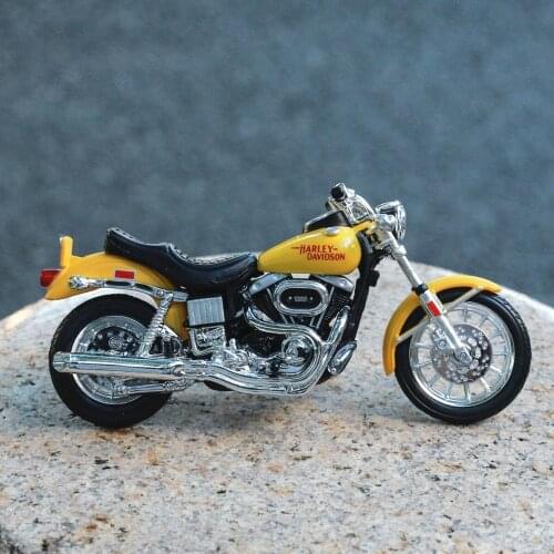 Maisto 1:18 Harley 1977 FXS Low Rider Alloy Motorcycle Diecast Bike Car Model Toy Collection Mini Moto Gift