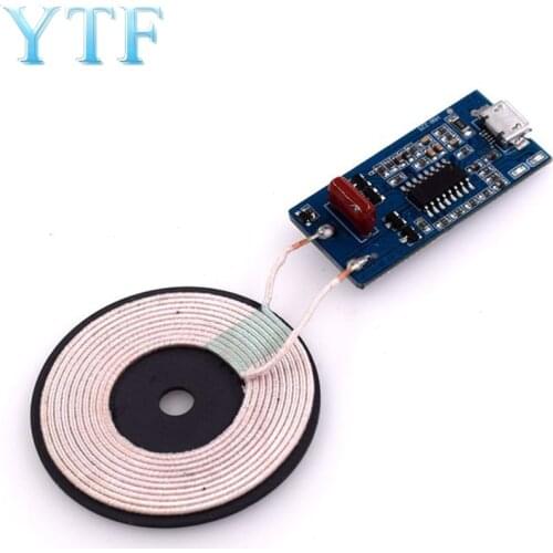 5W 5V1A Wireless Charging Transmitter Module with LED Compatible with WPC Standard Wireless Receiver