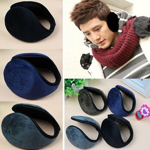 Mens Womens Fleece Earmuff Winter Ear Muff Band Warmer Grip Earlap Gift