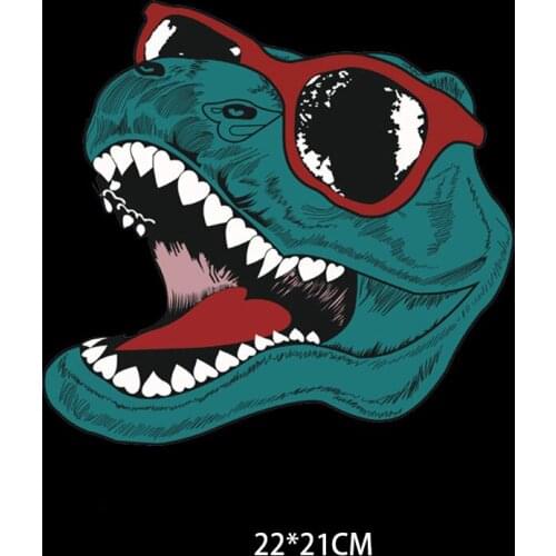 Dinosaur Thermo Stickers on Clothes Application of Sticker Iron on Transfers for Clothing Heat-sensitive Patches Applique