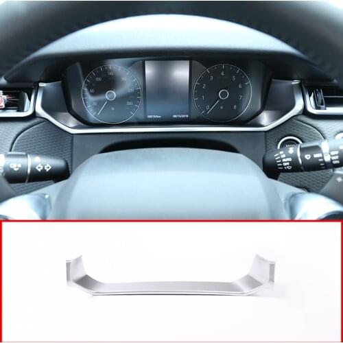 New Arrival For Landrover Range Rover VELAR 2017-2020 ABS Matte Silver Dashboard Decoration Up Frame Cover Trim Car Accessories