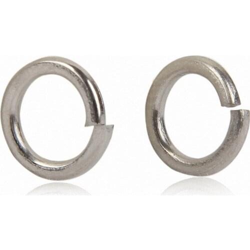 GB93 Carbon Steel Spring Washer Shells Pad Lock Elastic Gasket M2 M2.5 M3 M4 M5 M6 M8 Nickel Plated