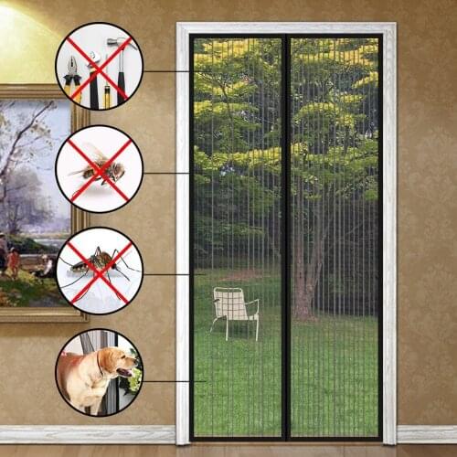 1 Set Summer Anti Mosquito Insect Fly Bug Curtains Net Automatic Closing Door Screen Kitchen Ployester Fiber Curtains