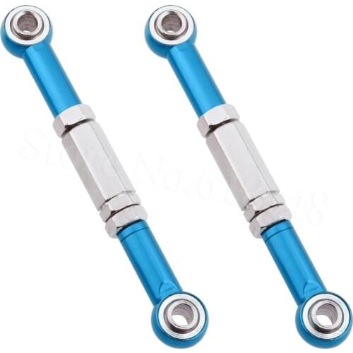 2pcs Aluminum Alloy Steering Linkage For FS Racing 1:10 Desert Buggy 53625 53632 Baja RC Car Replacement Parts